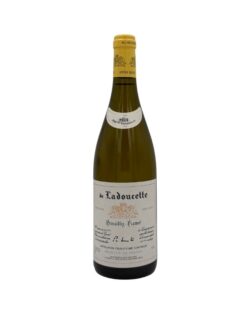 Bottiglia de Ladoucette Pouilly-Fumé 2015: produttore "de Ladoucette", denominazione "Pouilly-Fumé", annata "2015", simbolo musicale, "1605-2015".