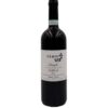 Bottiglia Nadia Curto Langhe Nebbiolo 2022: "CURTO", "Langhe DOC", "Nebbiolo", "2022", con design floreale elegante.
