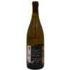Retro bottiglia Musella Fibio Pinot Bianco 2022 con etichetta che include cuvée, varietà, denominazione e certificazioni.