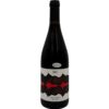 Bottiglia SRC Etna Rosso DOC 2021 con etichetta astratta nei toni lava e logo SRC, più adesivo Triple A sulla spalla