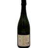Retro della bottiglia di Casa Caterina 60 Extra Brut Blanc de Blancs: vendemmia, tiraggio, sboccatura, numero di bottiglia, "PRODOTTO IN ITALIA", 75 cl, 12.5% vol.