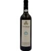 Bottiglia L'Archetipo Fiano 2023 con etichetta chiara, fiore azzurro, logo, scritta Triple A sul collo e testo descrittivo