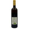 Retro della bottiglia di Francesconi Paolo Vite in Fiore Vino Bianco Biologico con etichetta descrittiva che include il nome