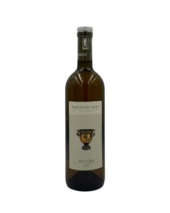 Bottiglia di Francesconi Paolo Antiqva Vino Bianco Biologico 2023 con un'etichetta cche presenta il nome del produttore