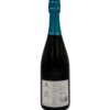 Retro della bottiglia di Casa Caterina 36 Extra Brut: vendemmia, tiraggio, sboccatura, numero bottiglia, 12% vol.