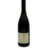 Retro della bottiglia di Lambrusco secco biologico Aia delle Cinque Campi Fuorileggero 2022 con un'etichetta