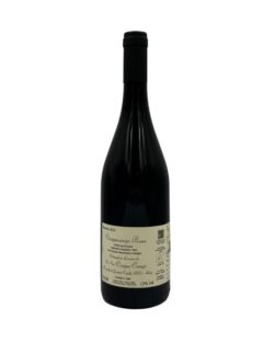 Bottiglia di Emilia Rosso frizzante secco biologico Aia delle Cinque Campi Cinque Campi Rosso 2023 con un'etichett