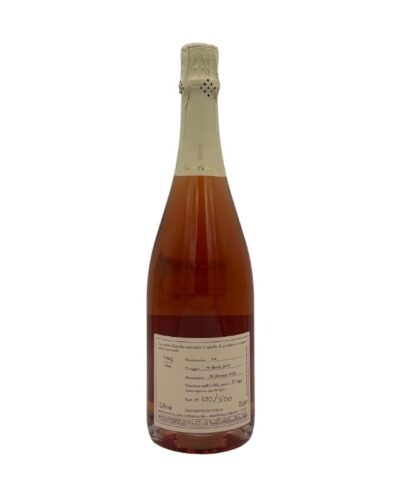 Retro Cuvée 36 Rosé Nature: vendemmia, tiraggio, sboccatura, edizione limitata, "PRODOTTO IN ITALIA", 75 cl, 12.5% vol.