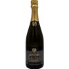 Faccoli Extra Brut: etichetta grigio scuro e oro, "Franciacorta Faccoli".