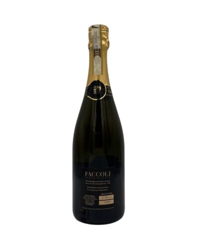 Retro Faccoli Extra Brut: metodo, uve (Chardonnay, Pinot Nero), sboccatura, 12.5% vol.