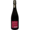 Retro etichetta fucsia: "FRANCIACORTA DOSAGGIO ZERO ROSÉ", info produttore e 12.5% vol. alc. per Arici Zero Rosé.