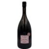 Magnum Buvoli Rosé Extra Brut: etichetta rosa damascata, "BUVOLI METODO CLASSICO ROSÉ". Collo "BUVOLI", adesivo "Cotto".