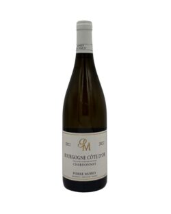 Pierre Morey Bourgogne 2022 Chardonnay: etichetta con nome, denominazione, varietà e annata.
