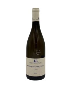 Bottiglia Jérôme Galeyrand Orane 2022 Bourgogne Chardonnay con etichetta chiara, nome in riquadro e adesivo (Le Clos)