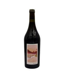 Côtes du Jura Aux Barres 2023 di Au Pairier con etichetta artistica, paesaggio stilizzato e adesivo "(Le Clos)" sul collo.