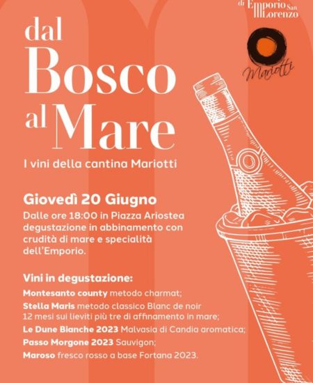 Degustazione vini Cantina Mariotti Emporio San Lorenzo Ferrara 20 giugno