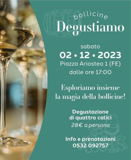Degustazione bollicine Emporio San Lorenzo Ferrara 2 dicembre 2023